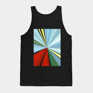 Colorful Space Travel Tunnel Tank Top